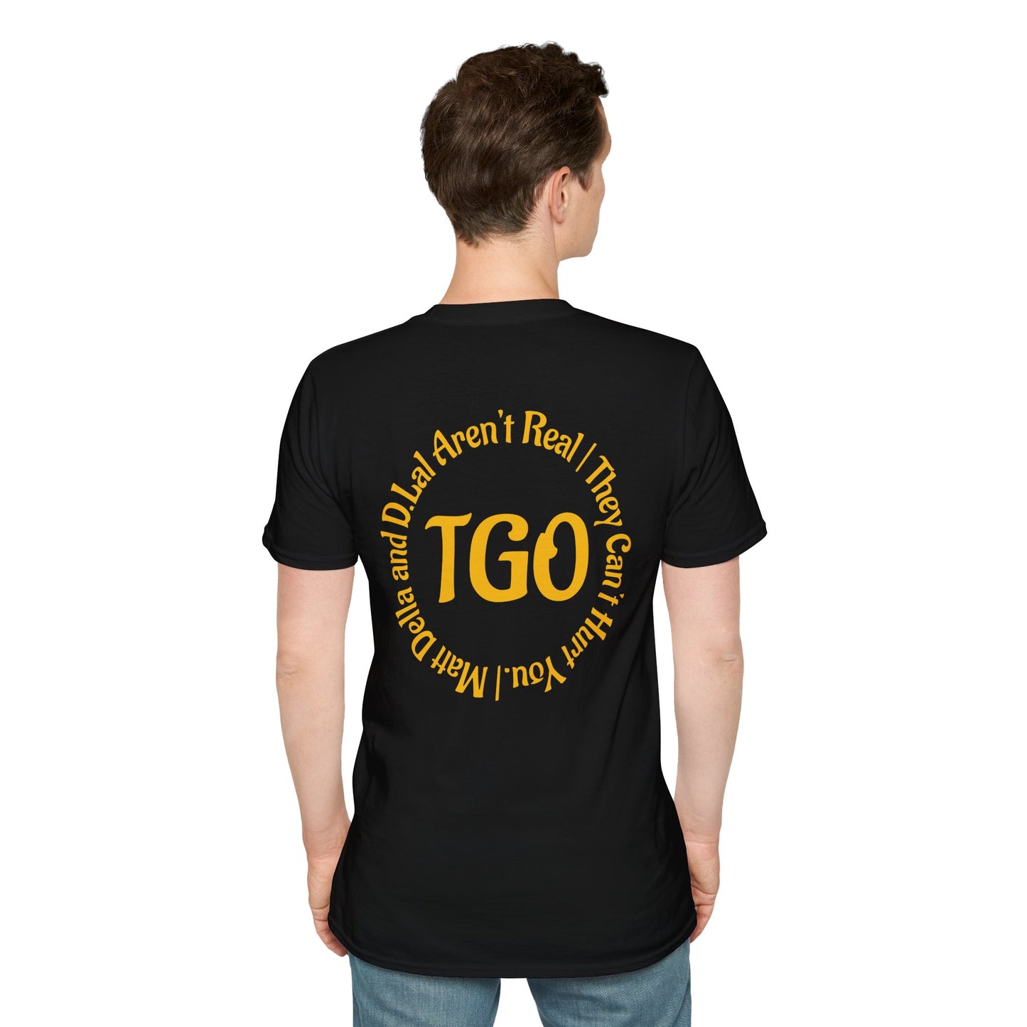 Matt Della & D.Lal Aren't Real- TGO Funny Pod Tee - Black