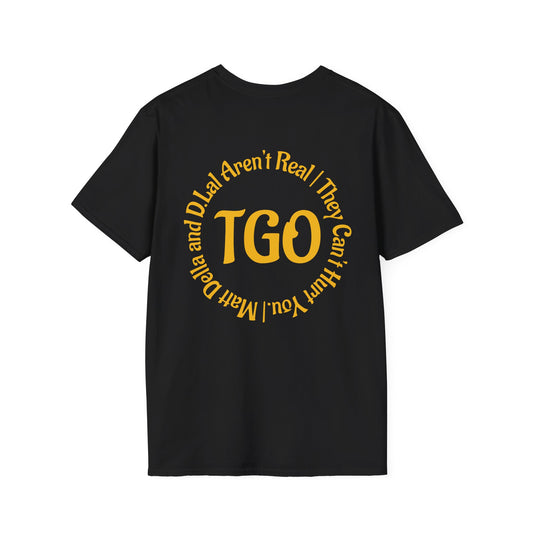 Matt Della & D.Lal Aren't Real- TGO Funny Pod Tee - Black