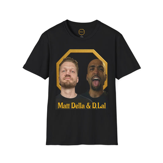 Matt Della & D.Lal Aren't Real- TGO Funny Pod Tee - Black